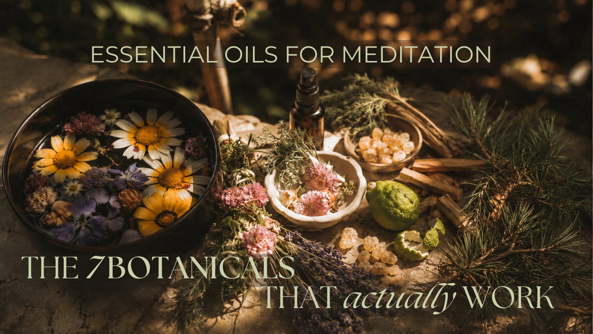 ꩜ Essential Oils for Meditation: The 7 Botanicals That Actually Work ꩜