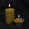 Rose Beeswax Votive Candle