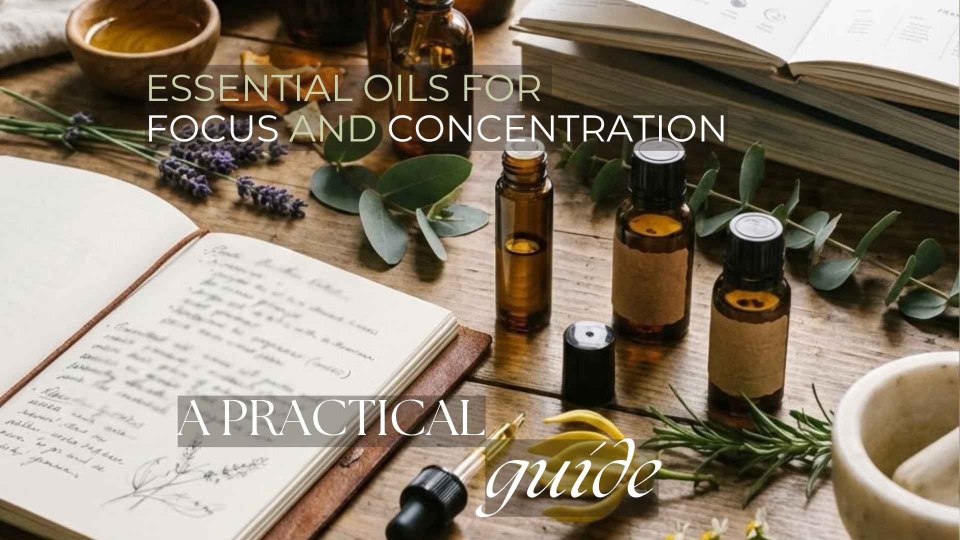 ༄ Essential Oils for Focus and Concentration: A Practical Guide ꩜