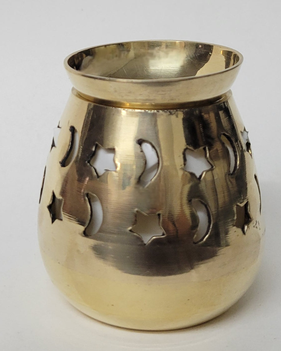 Brass Moons + Stars Aroma Lamp