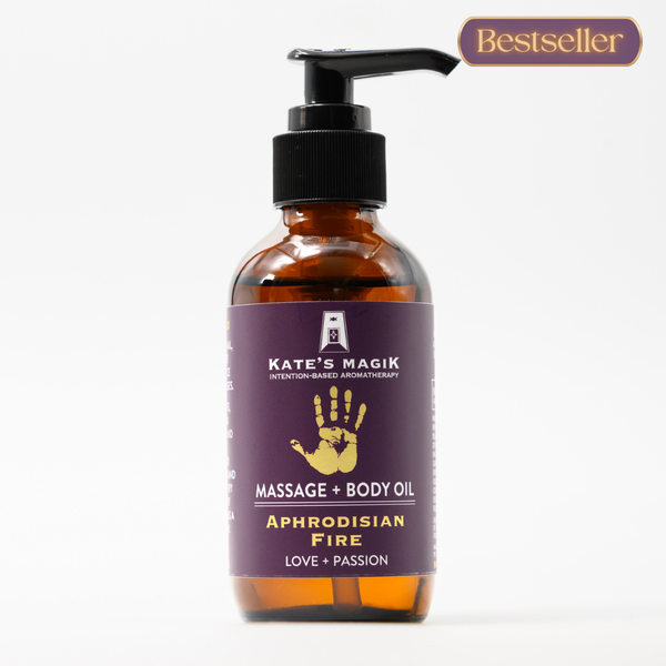 Aphrodisian Fire – Passion + Warmth + Deep Connection | Massage & Body Oil