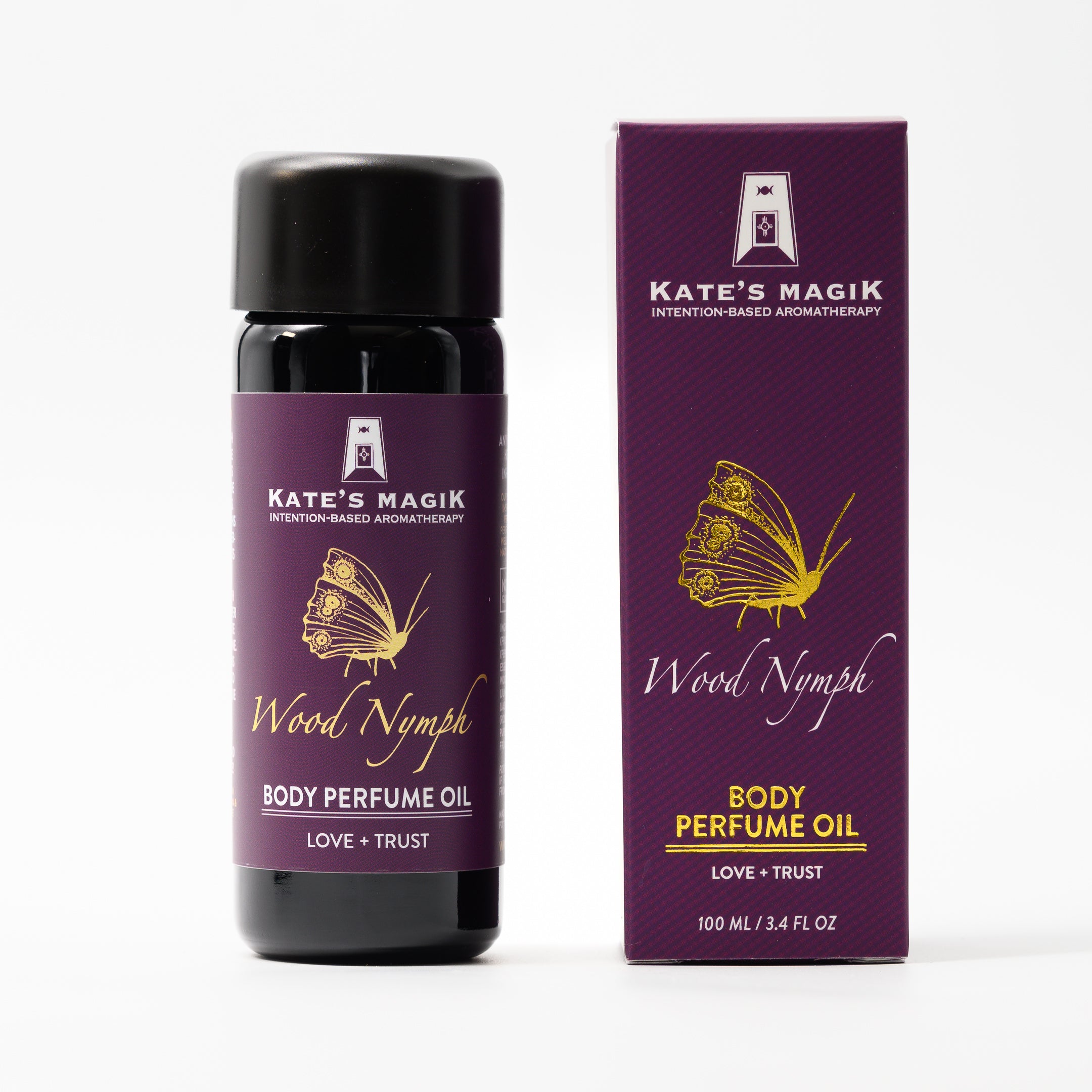 Wood Nymph – Love + Calm Presence | Body Perfume Oil | Kate's Magik