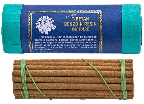 100% Natural Tibetan Benzoin Incense - Hand Rolled in Nepal