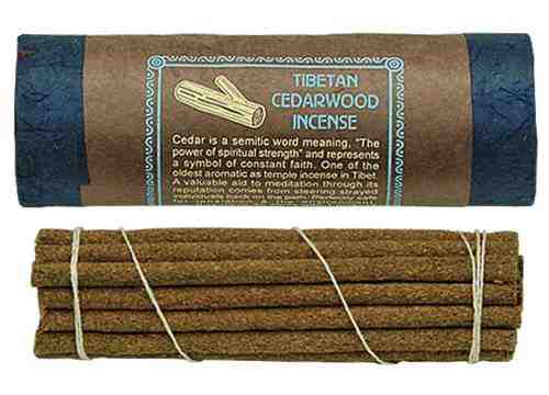 100% Natural Tibetan Cedarwood Incense - Hand Rolled in Nepal