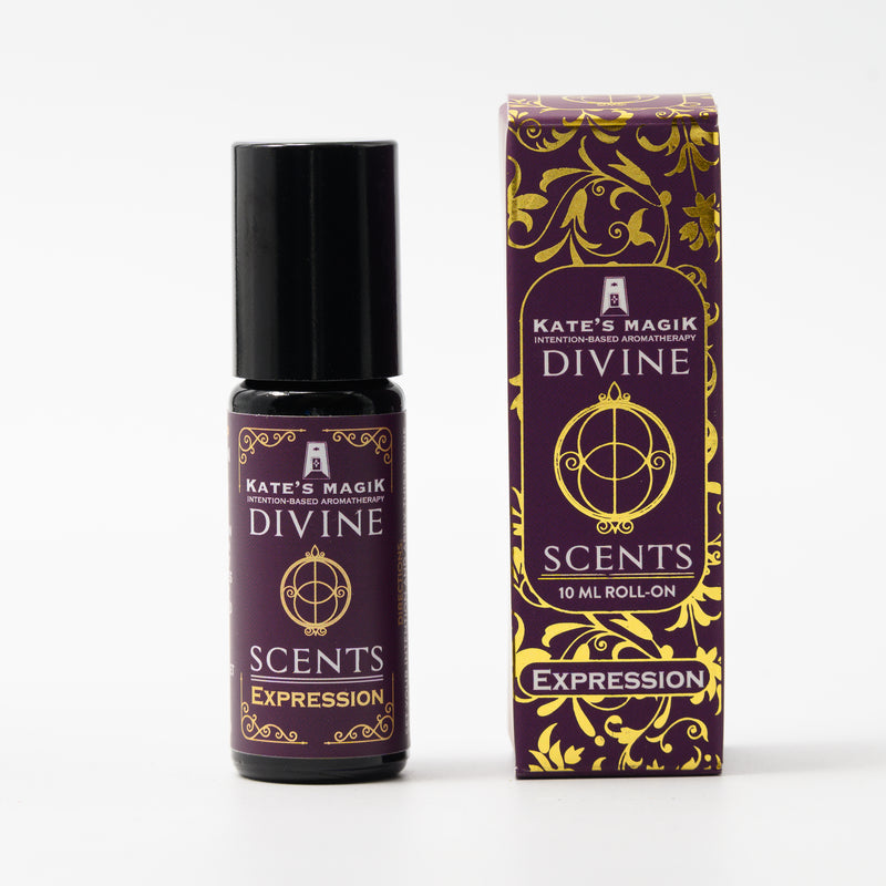 Expression Divine Scent 10 ml natural perfume roll-on in current packaging
