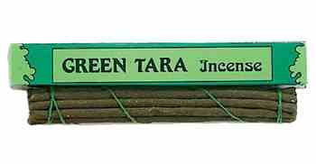 100% Natural Green Tara Tibetan Incense - Hand Rolled in India