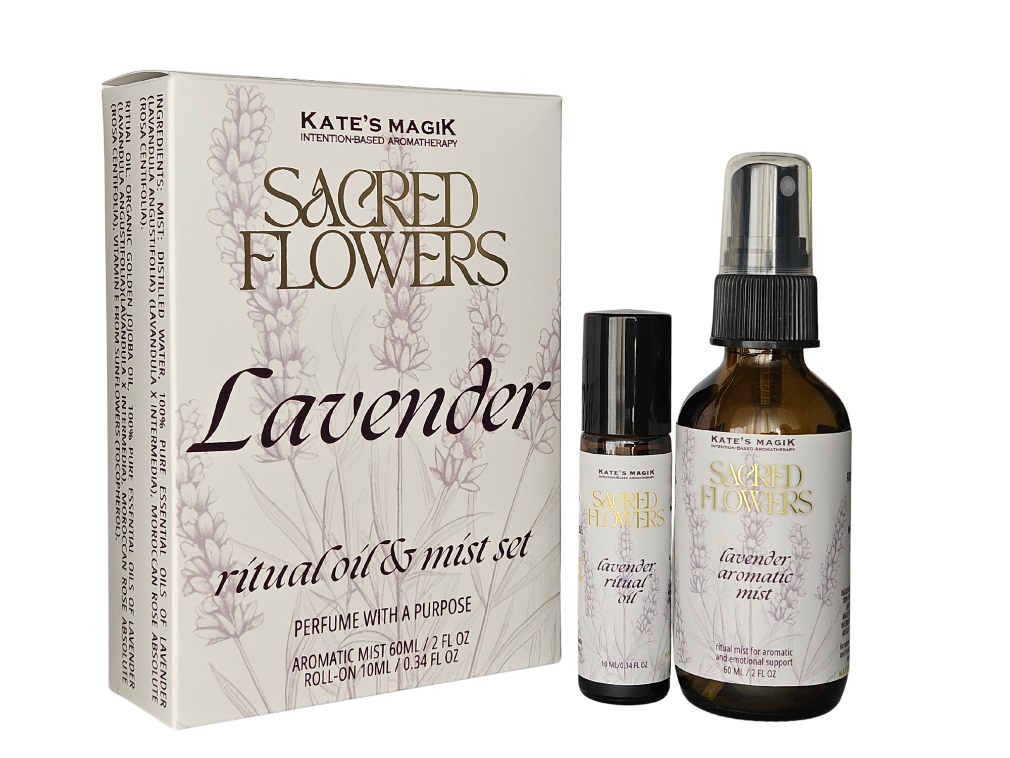 Lavender – Calm & Balance | Sacred Flowers Ritual Set