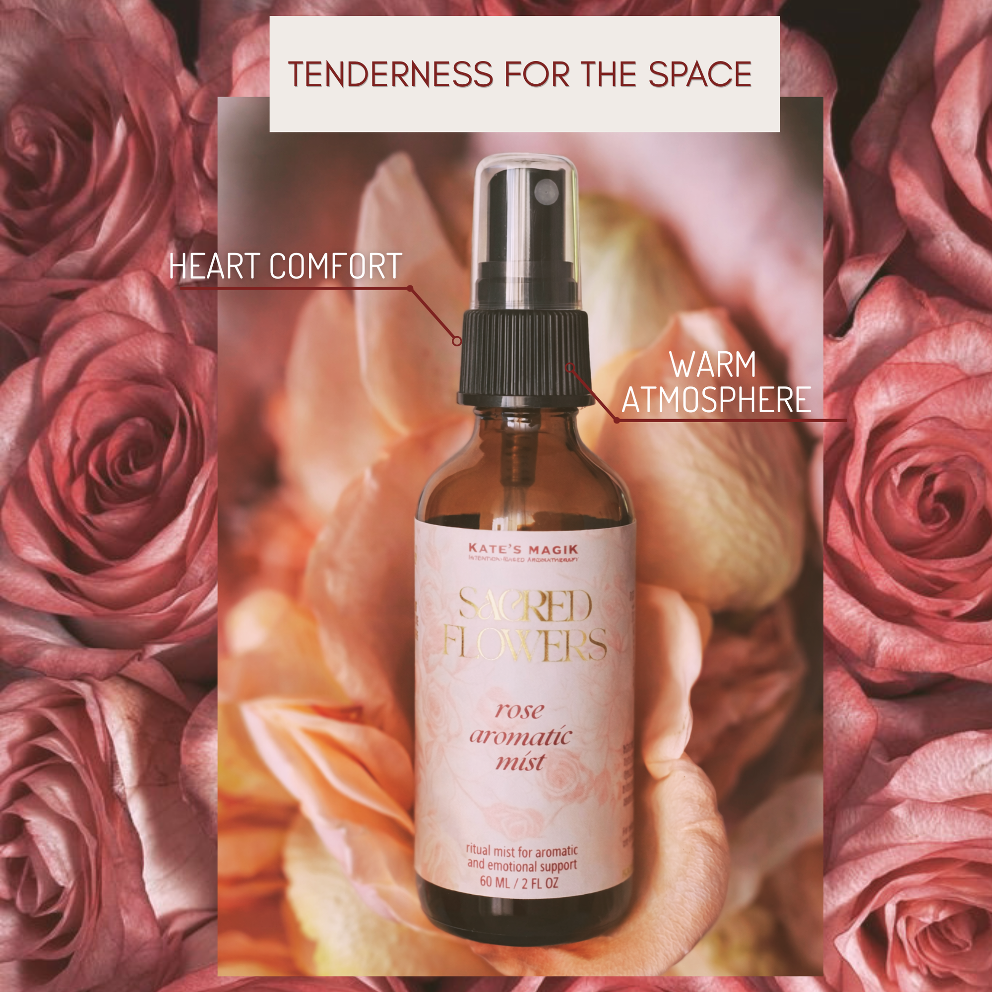 Rose – Love & Connection | Sacred Flowers Ritual Set