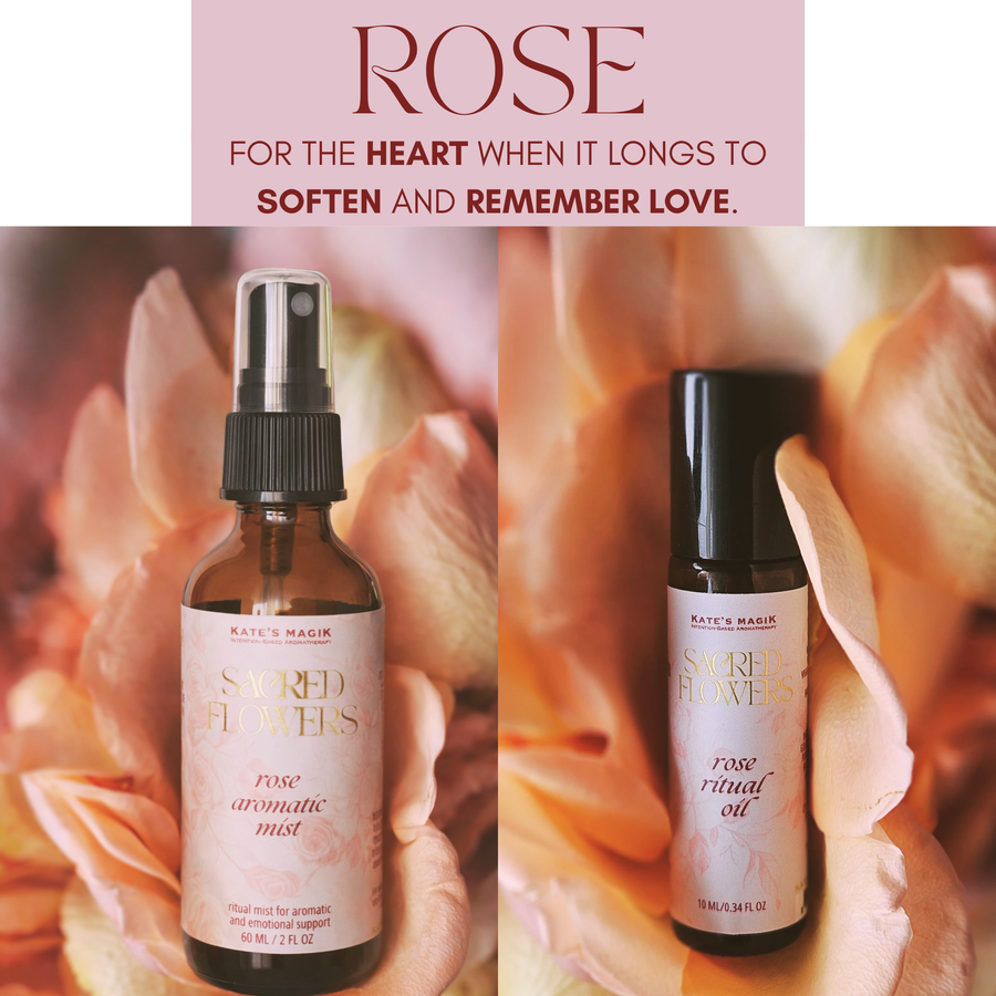 Rose – Love & Connection | Sacred Flowers Ritual Set