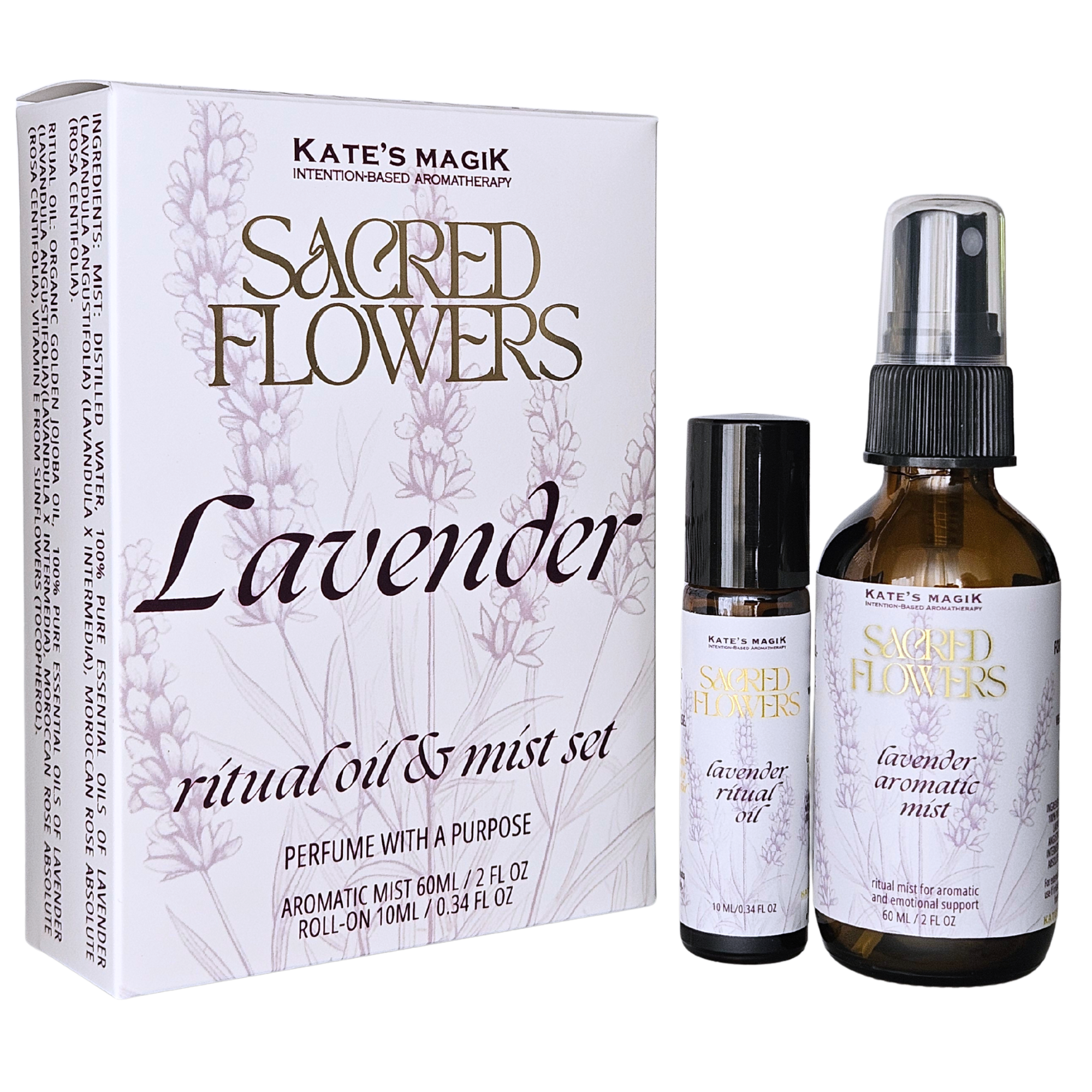 Lavender – Calm & Balance | Sacred Flowers Ritual Set