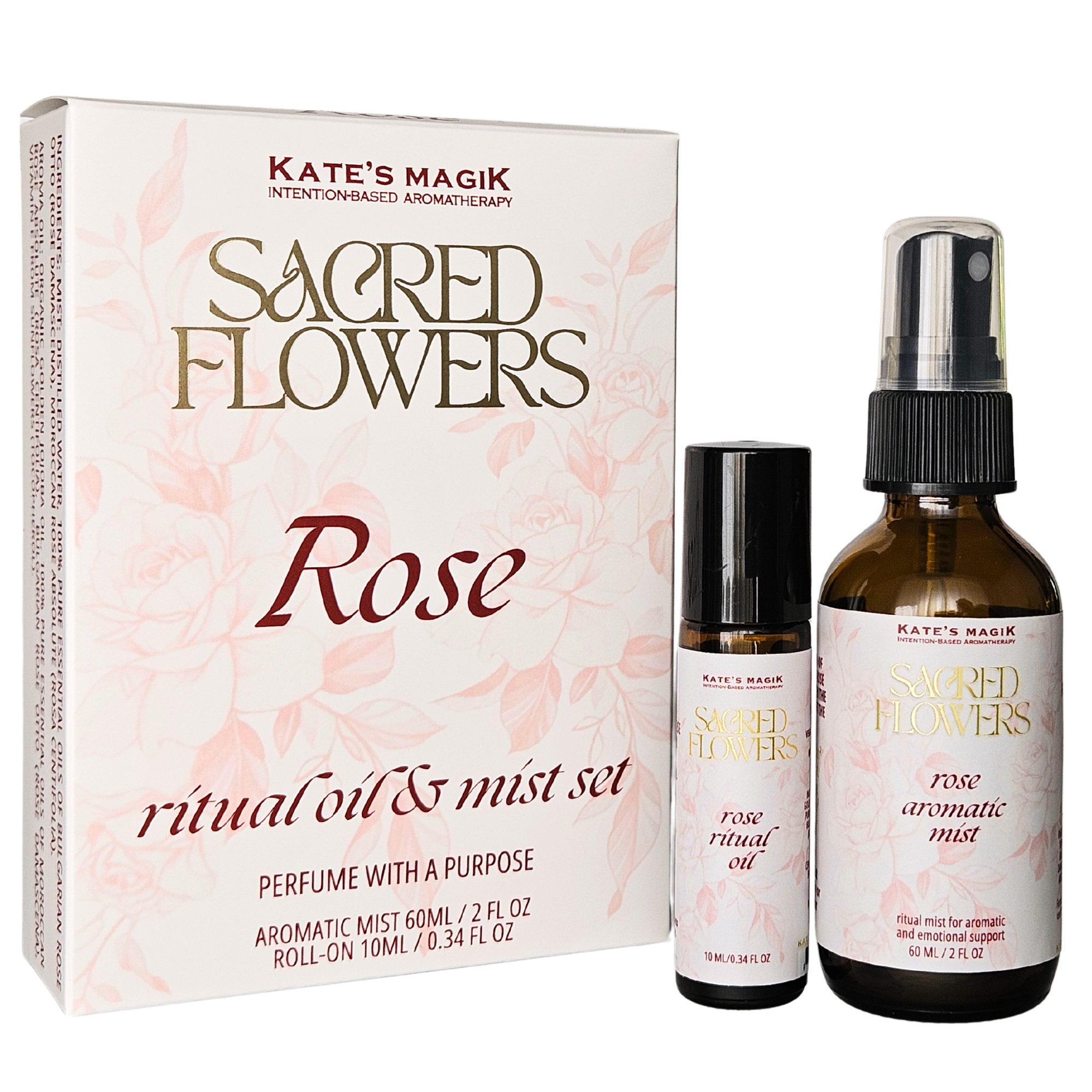 Rose – Love & Connection | Sacred Flowers Ritual Set