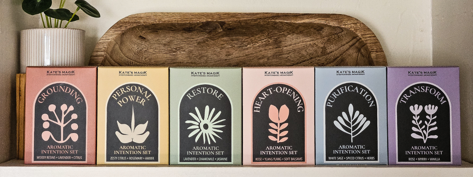 Kate's Magik perfume collections — Divine Scents, Sacred Perfume Roll-Ons, Body Perfume Oils