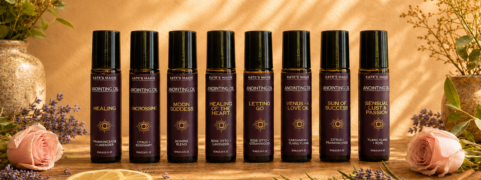 Kate's Magik Anointing Oils: 20 essential oil blends