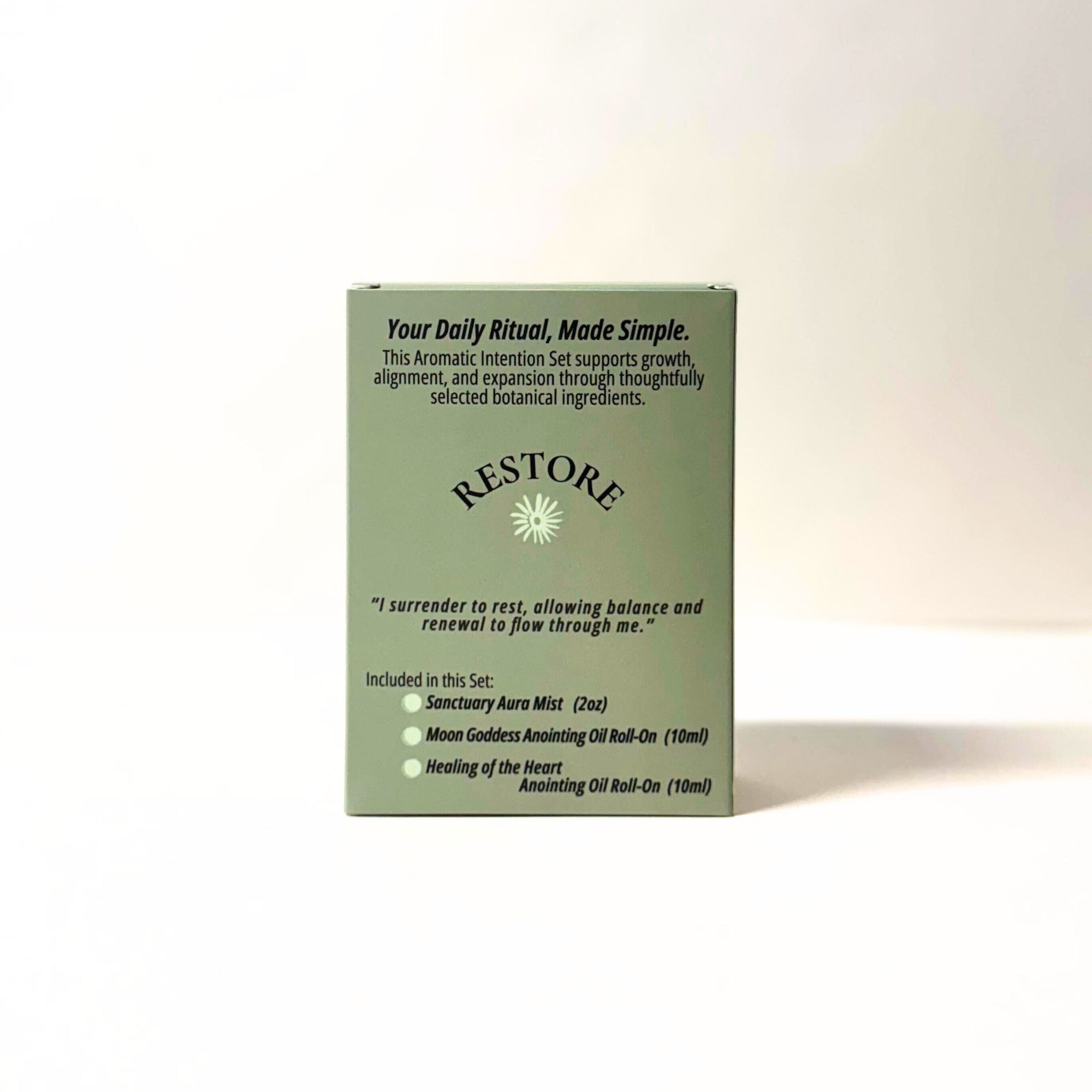 Restore – Calm + Balance | Aromatic Intention Set