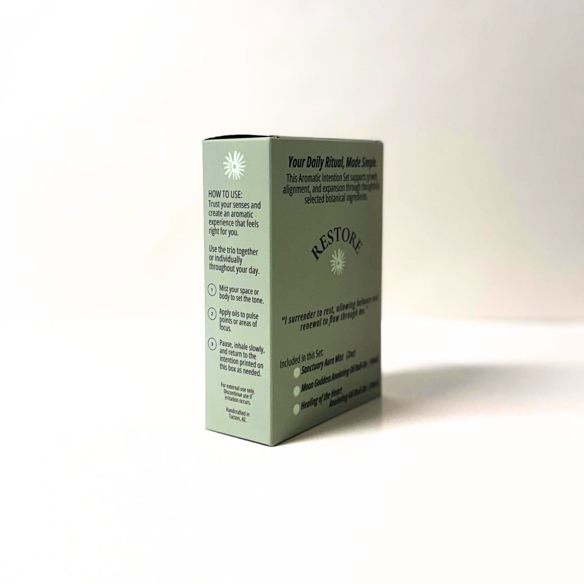 Restore – Calm + Balance | Aromatic Intention Set