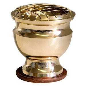 Brass Censer (Tall) - Kates Magik Incense Burner,