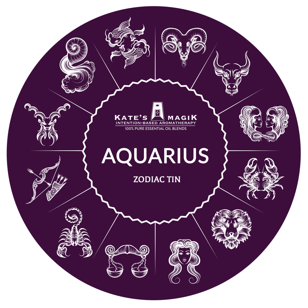 Aquarius Zodiac Gift Tin