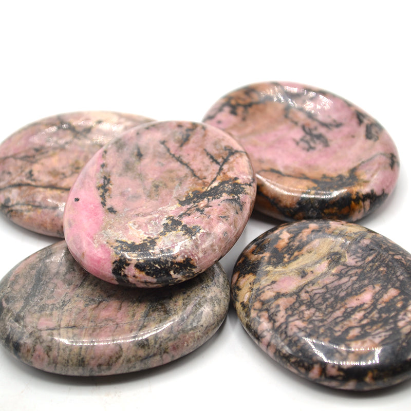 Rhodonite Worry Stones
