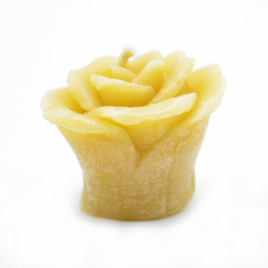 Rose Beeswax Votive Candle