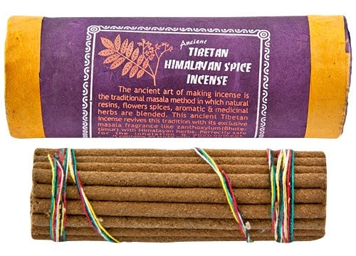 100% Natural Tibetan Himalayan Spice Incense - Hand Rolled in Nepal